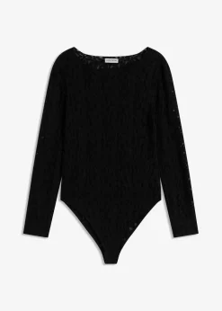 Spitzenbody mit flauschiger Oberfläche