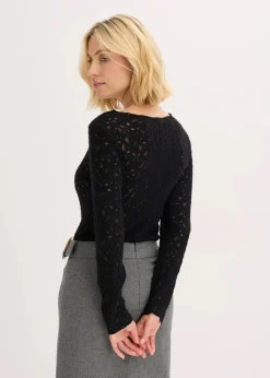 Spitzenbody mit flauschiger Oberfläche