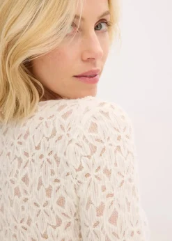 Spitzenbody mit flauschiger Oberfläche