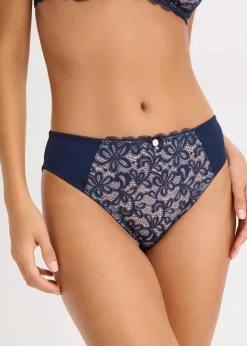 Spitzenverzierter Slip