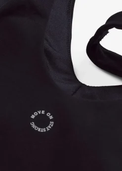 Sport-BH Top mit mittlerem Halt und baumwollartigem Griff