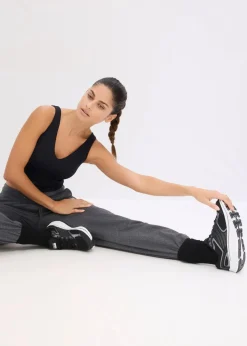 Sport-BH Top mit mittlerem Halt und baumwollartigem Griff