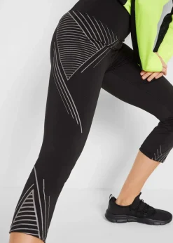 Sport-Leggings mit Tasche, 3/4-Länge