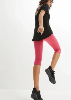 Sport-Longshirt mit Rückenausschnitt