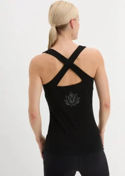 Sport-Top mit überkreuzten Trägern