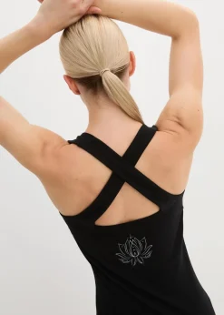 Sport-Top mit überkreuzten Trägern
