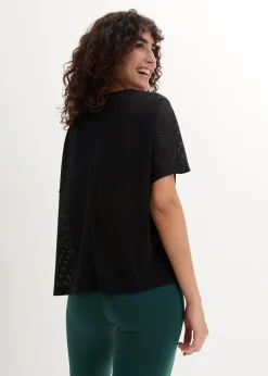 Sport-Top mit Mesh-Shirt (2-tlg. Set)