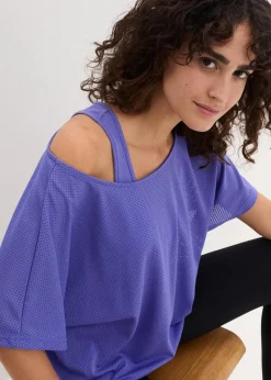 Sport-Top mit Mesh-Shirt (2-tlg. Set)