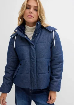 Steppjacke aus Denim