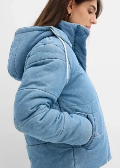 Steppjacke aus Denim