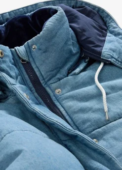 Steppjacke aus Denim