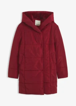 Steppjacke mit Fellimitatbesatz