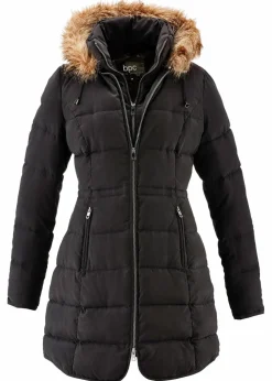 Steppjacke mit Kapuze, gefüttert