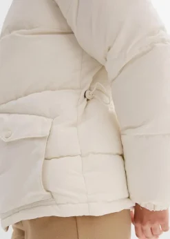 Steppjacke mit Teddykragen