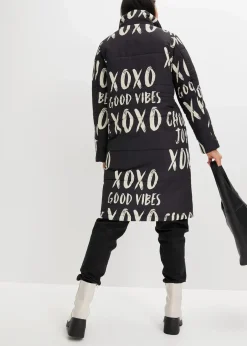 Steppmantel bedruckt