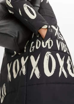 Steppmantel bedruckt