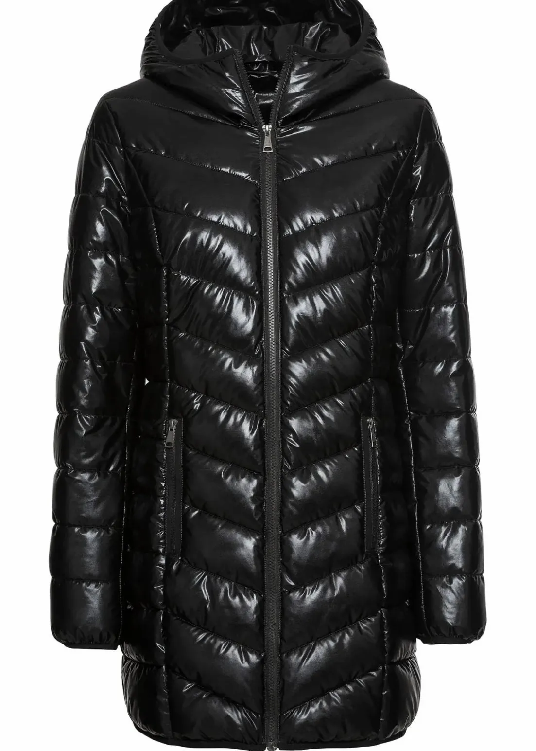 Steppmantel in Metallic-Optik