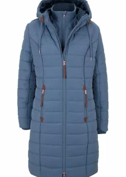 Steppmantel, 2-in-1 Optik