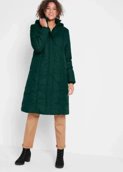 Steppmantel mit abnehmbarer Kapuze