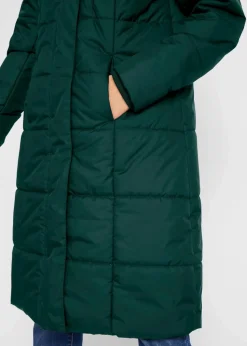 Steppmantel mit abnehmbarer Kapuze