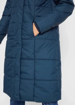 Steppmantel mit abnehmbarer Kapuze