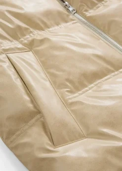 Steppweste aus Lederimitat