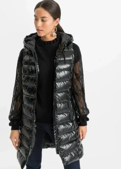 Steppweste in Glanzoptik