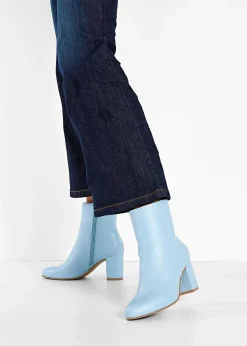 Stiefeletten mit Blockabsatz