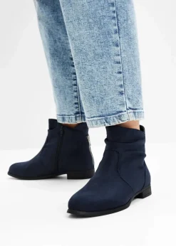 Stiefeletten mit Raffung