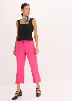 3/4-Stifthose mit Schlitz