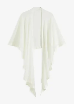 Stola mit feinem Satindetail