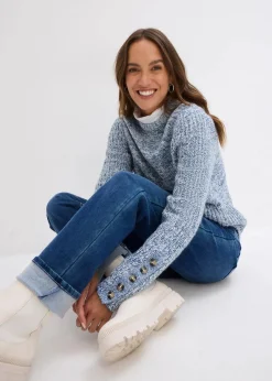 Straight Jeans High Waist, Thermo