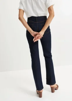 Straight Jeans Mid Waist, Stretch