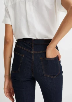 Straight Jeans Mid Waist, Stretch