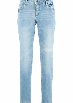 Straight Jeans Mid Waist, Stretch