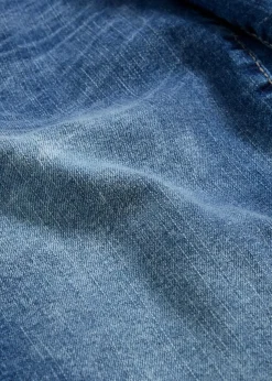 Straight Jeans, Mid Waist, Stretch