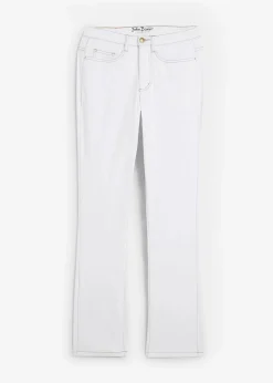 Straight Jeans Mid Waist, Stretch