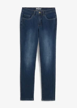 Straight Jeans Mid Waist, Stretch