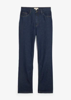 Straight-Jeans, High Waist, Long aus Bio-Baumwolle