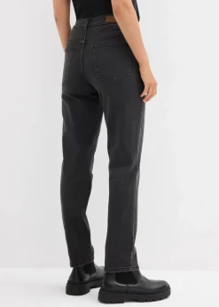 Straight-Jeans High Waist cropped