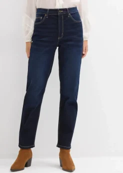 Straight-Jeans High Waist cropped