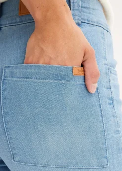 Straight-Jeans High Waist, Stretch