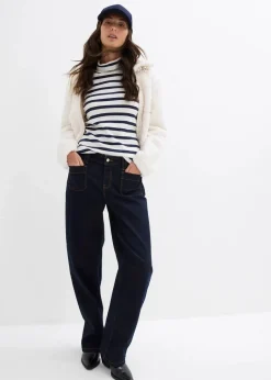 Straight-Jeans Mid Waist