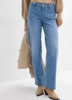 Straight-Jeans Mid Waist