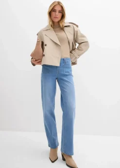Straight-Jeans Mid Waist