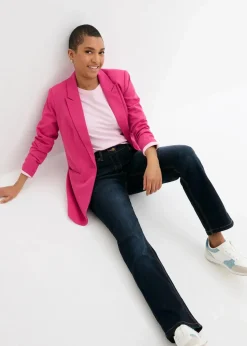 Straight-Jeans Mid Waist, Bequembund