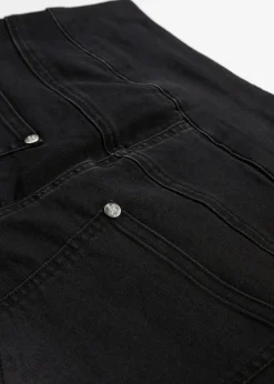 Straight-Jeans Mid Waist, Super Stretch mit Bequembund