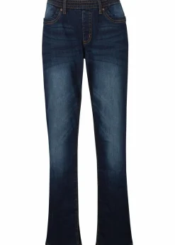 Straight-Jeans Mid Waist, Thermo