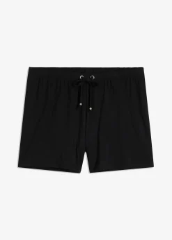 Strandshorts aus fließendem Viskose-Mix