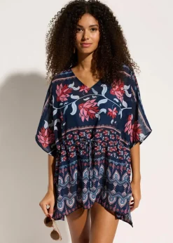 Strandtunika aus leichtem Chiffon